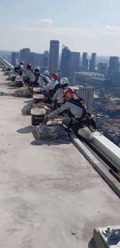 Rope Access Painting Singapore
